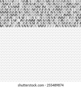 Style Seamless Knitted Melange Pattern.