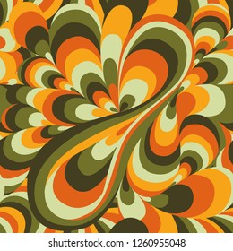 style seamless liquid pattern, colorful vector of waves, bright background with curves