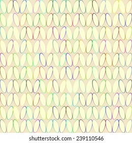 Style Seamless Multicolor Knitted Pattern. Geometric background. Vector illustration.