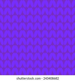 Style Seamless Multicolor Knitted Pattern. Geometric background. Vector illustration.