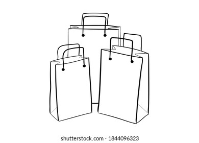 Style Set of Paper Bag 