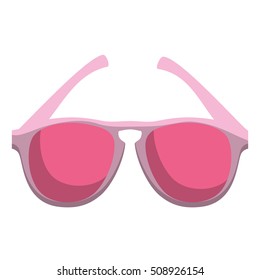 style sunglasses isolated icon vector illustration design