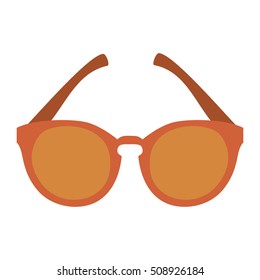 style sunglasses isolated icon vector illustration design