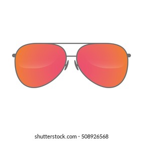 style sunglasses isolated icon vector illustration design