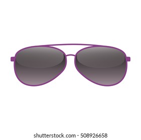 style sunglasses isolated icon vector illustration design