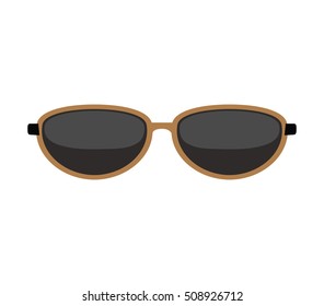 style sunglasses isolated icon vector illustration design