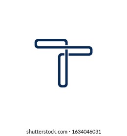 style T logo vector modern graphic