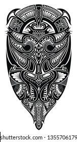 Style Tattoo Design For Chest And Sleeve Areas