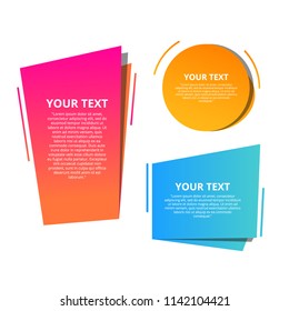 Style text templates speed origami for banner Vector abstract geometric origami