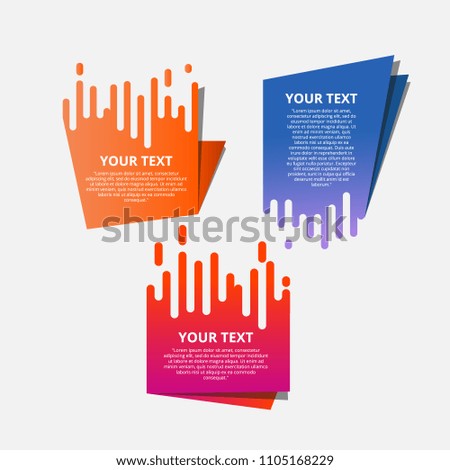 Style text templates speed origami for banner Vector abstract geometric origami