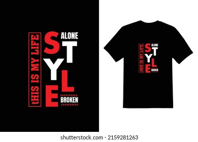 Diseño de camiseta estilo Typeface