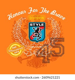 Style typography slogan. Vector illustrations for printed t-shirts, screen printing