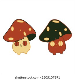 Setas de estilo. Tema de Halloween. Ilustración vectorial