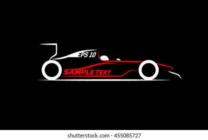 styled racing car