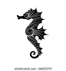 styled seahorse