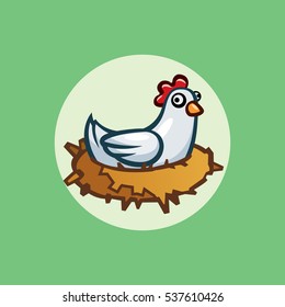 Styled vector chiken