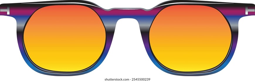 A styles Kids fashionable Sunglass vector