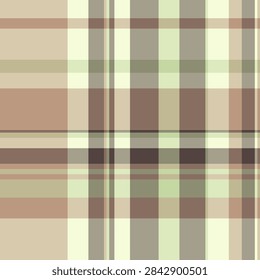 Styling fabric texture check, light tartan pattern textile. Age background vector plaid seamless in pastel and light colors palette.