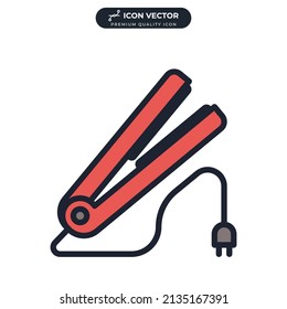 styling iron icon symbol template for graphic and web design collection logo vector illustration