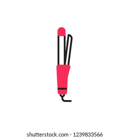 styling iron icon vector with modern style. barbershop icon