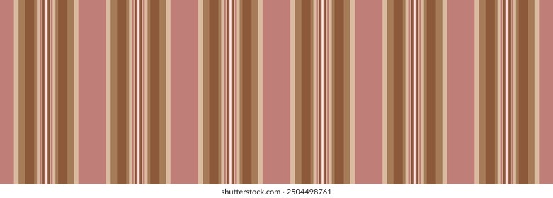 Styling texture fabric vertical, package textile background lines. Stylish pattern seamless vector stripe in orange and light colors palette.