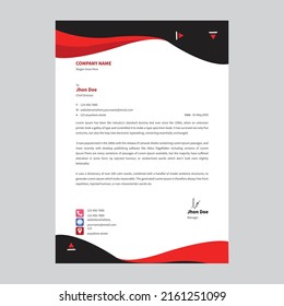 Stylise Letterhead Template Free Psd