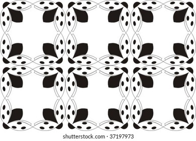 The stylised ladybird