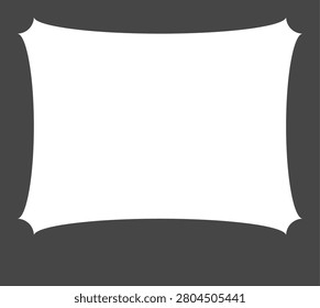 styliset picture frame assets, stylized like an instantaneous photograph