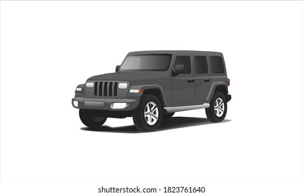 Isometric Jeep Vector Art & Graphics