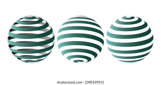 Stylish 3D Concept Vector Icon Symbol Template. Shape and Outline Logo. Abstract Vector Logo Design Template