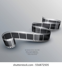 stylish 3d filmstrip background