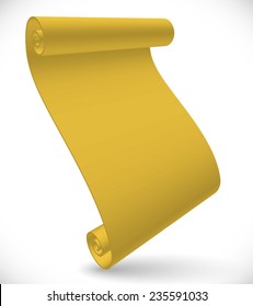 Stylish 3d Papyrus, scroll, parchment