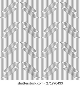 Stylish 3d pattern. Background with paper like perforated effect. Geometric design.Perforated paper with branches on continues lines.