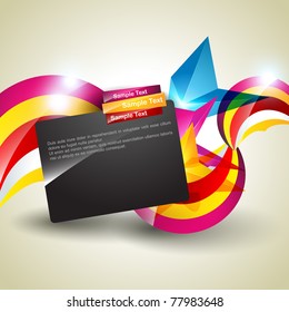 stylish abstract art with space for your text