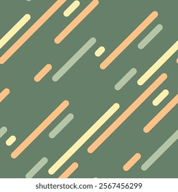 Stylish abstract background featuring diagonal pastel lines on a muted green backdrop.  Perfect for website banners, social media posts, or modern presentations.