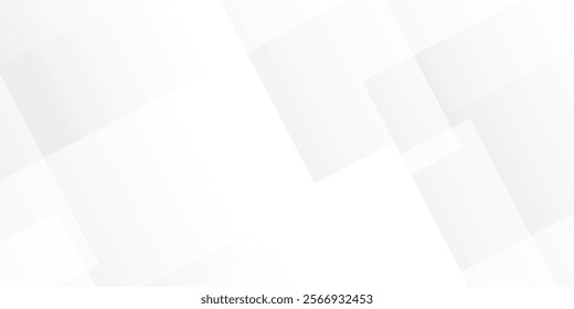 Stylish Abstract Background Featuring Geometric White and Grey Squares with Glossy Finish and a Unique Textured Surface, Perfect for Creating a Modern, Elegant Visual Atmosphere

