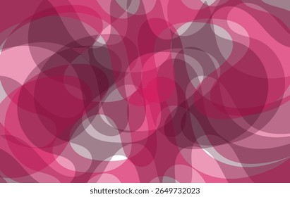 A stylish abstract background featuring overlapping circles and petal like forms in soft pink, maroon, and gray tones , for use in digital art, graphic design, web design, and modern print projects