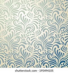 Stylish Abstract background with floral pattern.