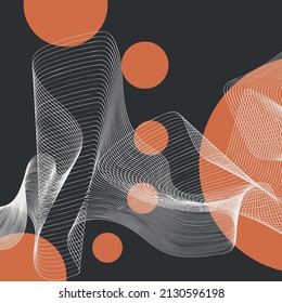 Stylish abstract background. Minimalistic abstract illustration