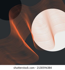 Stylish abstract background. Minimalistic abstract illustration