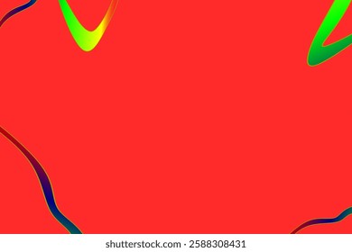Stylish abstract background in red with vivid curving lines. Perfect for creative designs, modern art projects, presentations, and aesthetic digital uses.