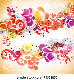 Stylish abstract background with space for text