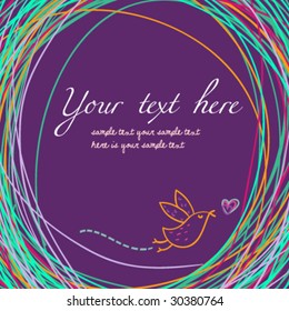 Stylish abstract background in vector