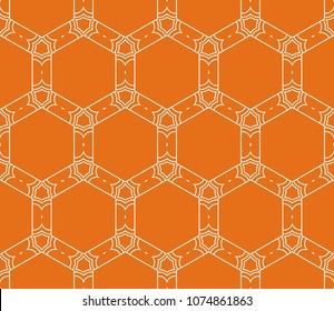 Stylish abstract geometric ornament. Beautiful seamless vector pattern. for Card, print, kerchief design, napkin