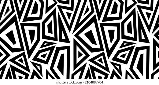 stylish abstract geometric pattern for decoration and textile design