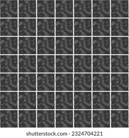 Stylish abstract geometric pattern in the form of gray squares on a white background