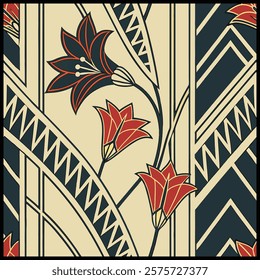 Stylish Abstract Geometric Patterns | Modern Seamless Vector Design for Decorative Fabric, Bold Wallpapers, Creative Interior Design, and Artistic Digital Artwork
