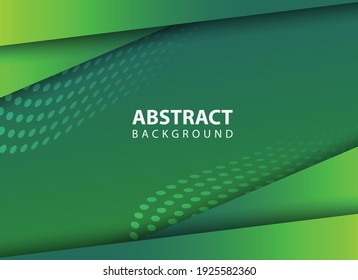 stylish abstract green background vector illustration
