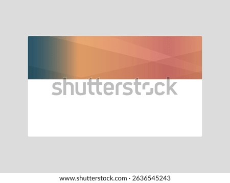 Stylish abstract LinkedIn profile cover photo mockup
