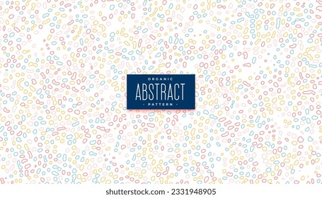 stylish abstract organic mesh pattern banner design vector
